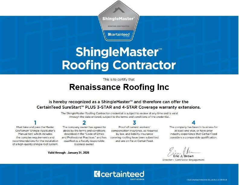 CertainTeed 2025 ShingleMaster